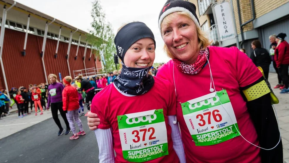 "Vi är ett arbetslag på nästan tjugo personer som springer tillsammans", säger Bodil Sundbom.