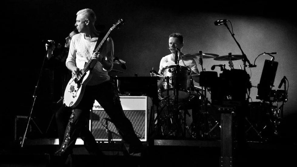Adam Clayton och Larry Mullen JR, U2.