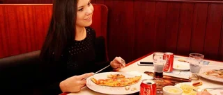 Pizza är maten på nyårsdagen