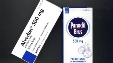 Alvedon och paracetamol är två l'kemedel som innehåller paracetamol.