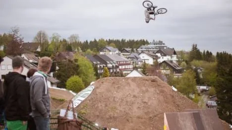 Anton Thelander in action.
