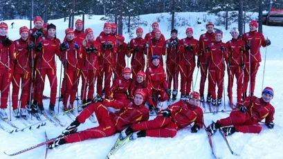 Upplands trupp i Kalle Anka-längdcup för 13-14-åriga ungdomar.
