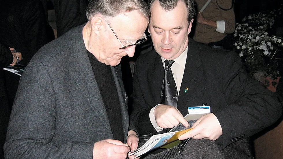 Ingvar Kamprad, Ikeas grundare i samspråk med Haparandas kommunalråd Sven Erik Bucht