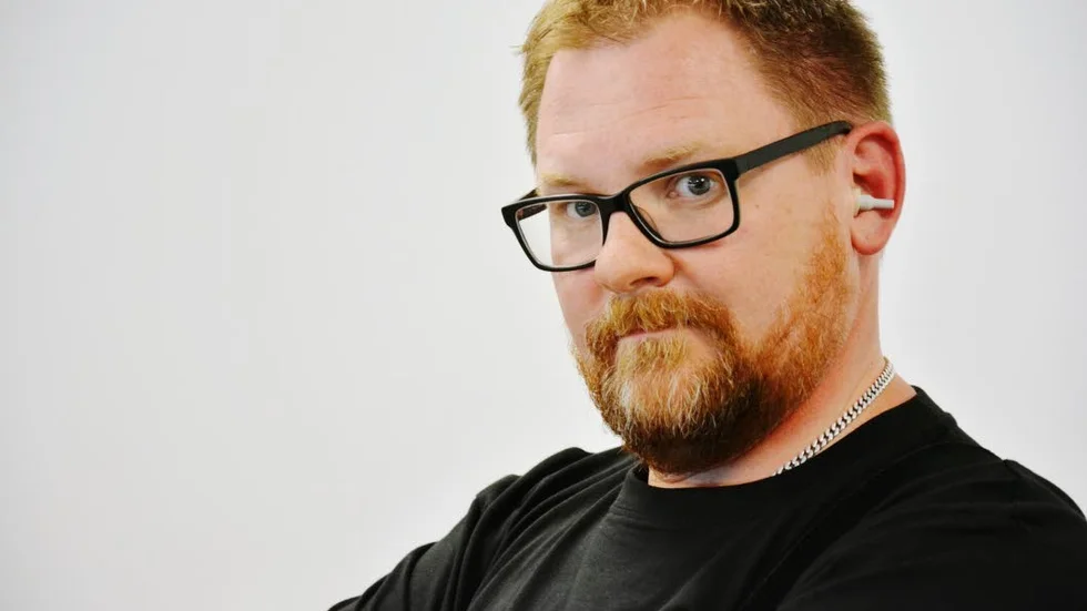 Basist. Måns Axelsson är en av bandets första medlemmar.