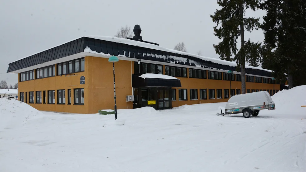Kanslihusvägen 4 i Boden som nu ägs av Pionjären och hyrs av Migrationsverket som ett flyktingboende.