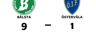 Storseger för Bålsta hemma mot Östervåla