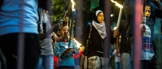 Uppsalabor tågade för Gaza