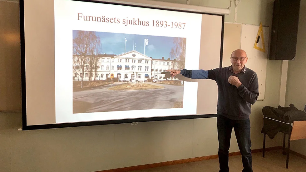 Anders Vikdahl berättade om Furunäsets sjukhus.