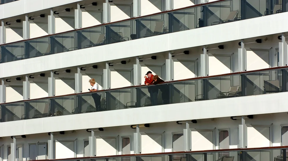 Passagerare ombord på ett av Carnival Cruise Lines kryssningsfartyg. Arkivbild.