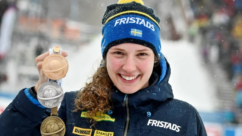 Hanna Öberg gjorde ett fantastiskt VM med guld, silver och brons.