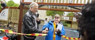 Glenn Hysén invigde lekpark