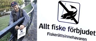 Fiskeförbud efter gäddrykte