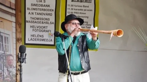 LEGEND. Riksspelmannen Hasse Gille.