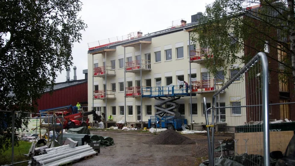 Arbete pågår.
