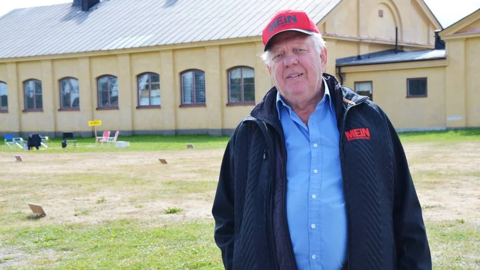 Gunnar Flodström, vice ordförande i Motorentusiasterna i Boden.