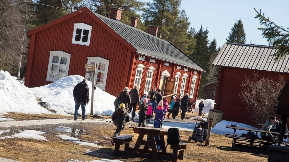 Det är full aktivitet på Hägnan under påsklovet.