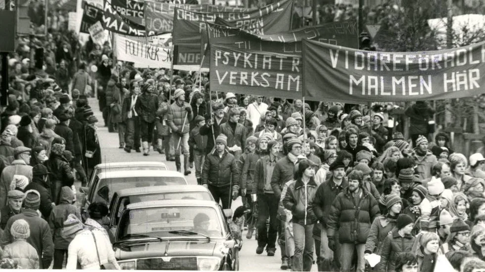 "Staden var proppfull av folk", berättar Dan Swärdh.