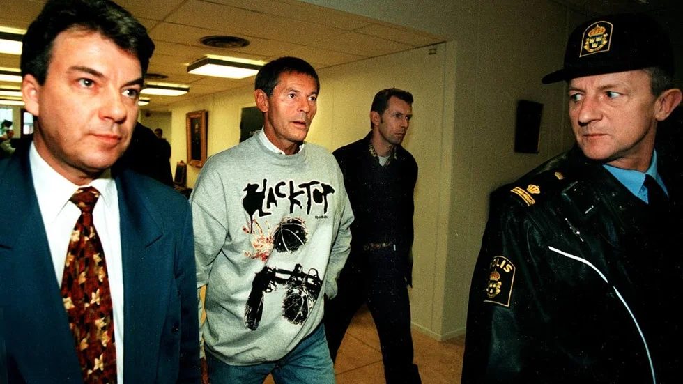 Lars-Inge Svartenbrandt, eller Lars Ferm som han kallade sig när den här bilden togs, beskrevs under många år som Sveriges farligaste man. Svartenbrandt var en av 15 grova förbrytare som genomförde en massrymning från Kumlaanstalten 1972.