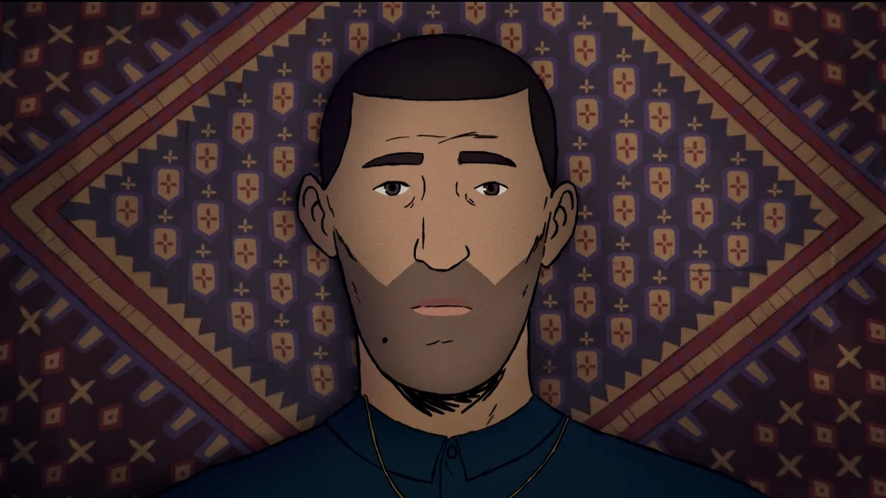 Den danska animerade filmen "Flykt" är skapad av den dansk-franska författaren och regissören Jonas Poher Rasmussen och är uppbyggd som en dokumentär.