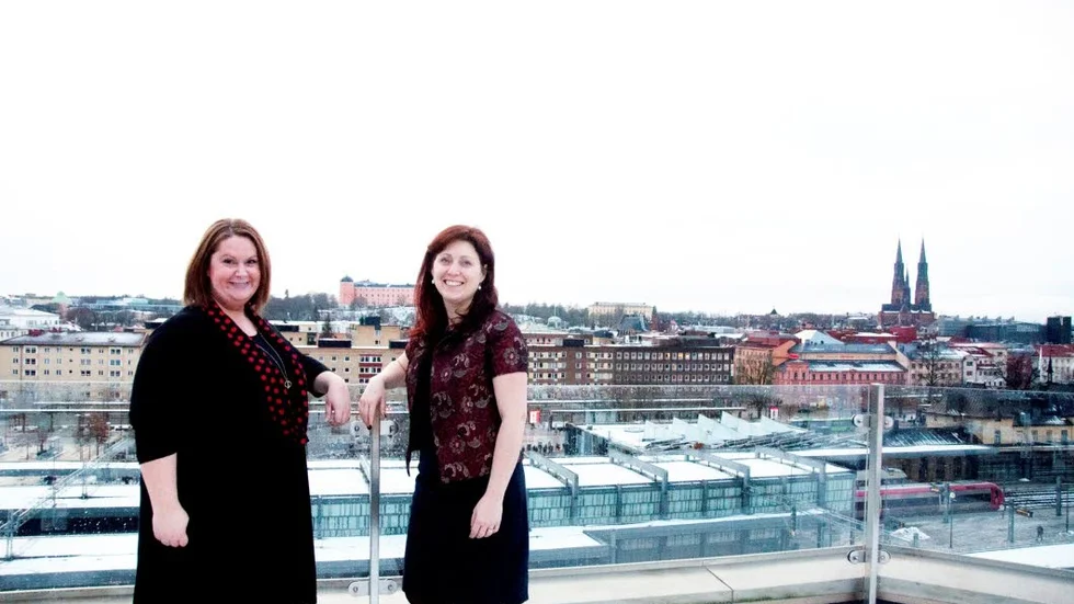 Stolta och glada. Eva Christiernin och Vivianne Macdisi är glada och stolta över ett unikt samarbete.