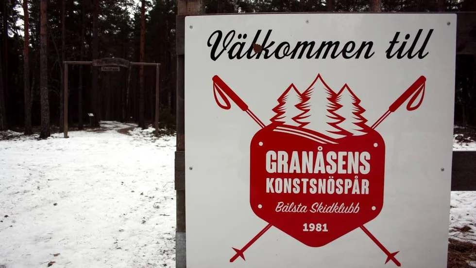 Vit jul. I Bålsta och i konstsnöspåret  finns snön.