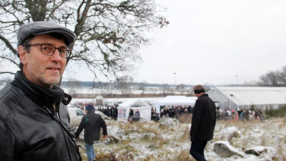 Poul Thygesen, tidigare Salneckebo,  kom från Mantorp och blev glad över marknaden och lite häpen över publiktillströmningen.