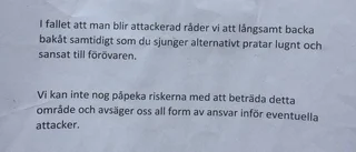 "Jag tänkte att nu kan de attackera"