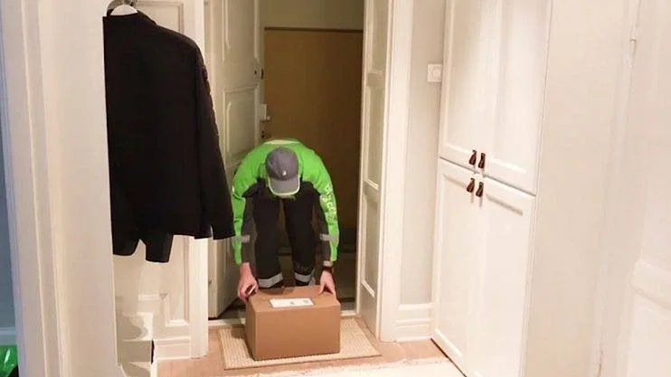 Med en ny metod ska paket kunna levereras hem utan att kunden är hemma.