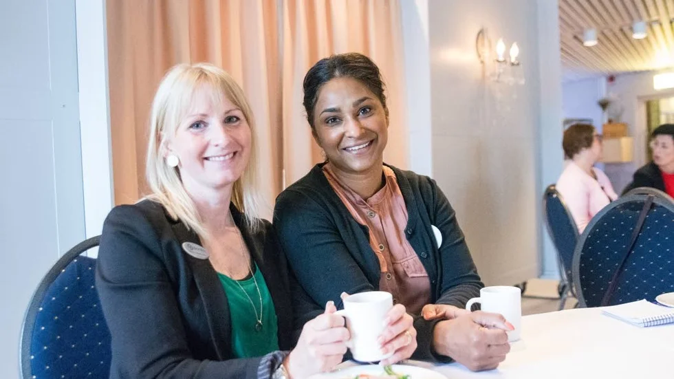 Sandra Averbäck Östling och Janakie Öhlund från Ponto.
