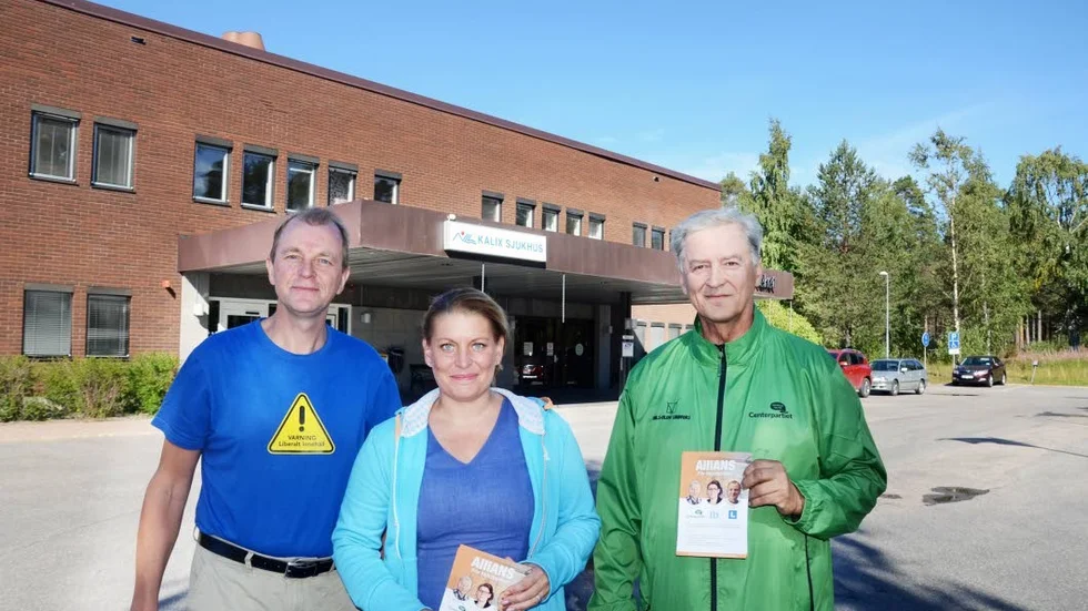 Jens Sundström (L), Linda Frohm (M) och Nils-Olov Lindfors (C)