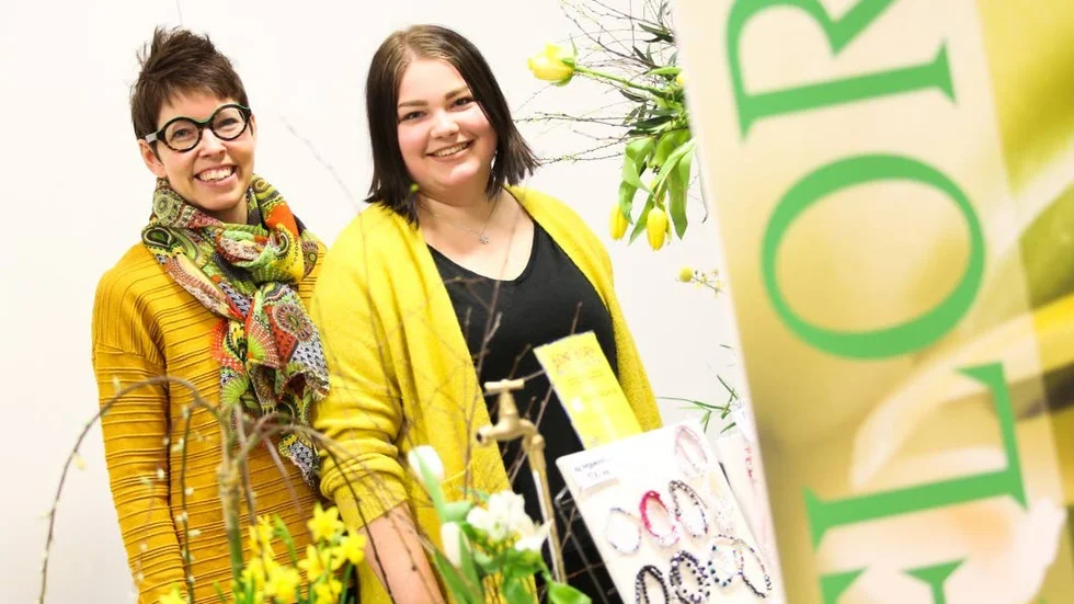 Ulrika Fahlstedt tillsammans med dottern Fanny Fahlstedt.