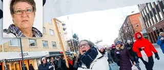Ny protestaktion mot sparplanerna