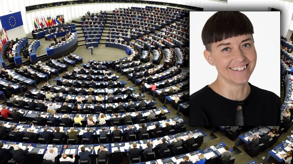 Carolina Gustafsson finns med på Vänsterpartiets lista i valet till Europaparlamentet (arkivbild).