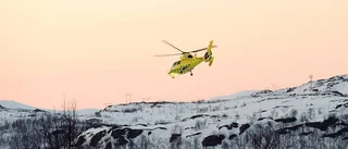 Man voltade flera varv i fjällen – norsk helikopter ryckte ut