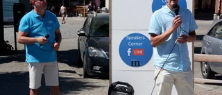 Premiär för Speakers corner i Enköping