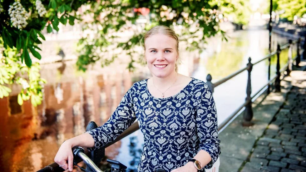 Lovisa Larsson predikar gärna hållbarhetsfrågor och tycker att hon och hennes kolleger på konsultföretaget WSP i Uppsala lever som de lär.