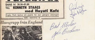 När Led Zeppelin var förband i aulan