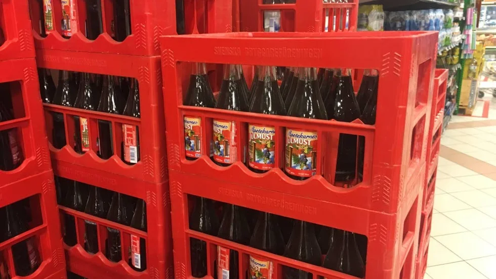 Coop Forum i Boländerna säljer ut fjolårets julmust och snart kommer nästa lass.