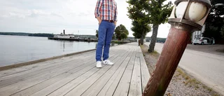 Oäkta konstverket vid strandpromenaden borta