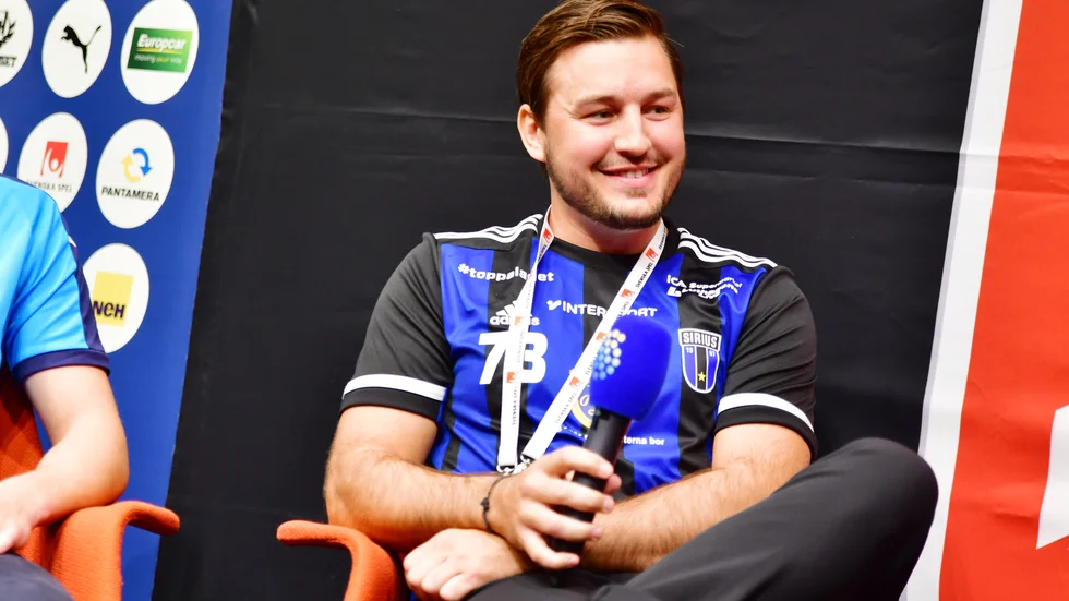 Billy Nilsson var glad efter comebacken mot Höllviken där han gjorde två mål. 