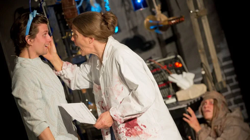 Fru Frankenstein skapar ett nytt barn, som inte har någon egen vilja när hon själv anser att hon misslyckats med sin första skapelse – ett barn hon ratat och kallar monster.