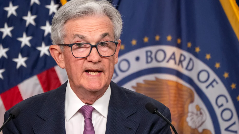 Jerome Powell, chef för USA:s centralbank. Arkivbild.