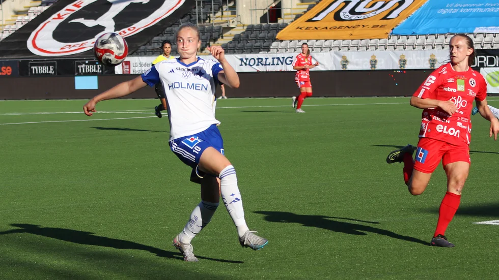 Wilma Leidhammar var besviken efter ännu en match utan mål framåt och med noll poäng med hem.