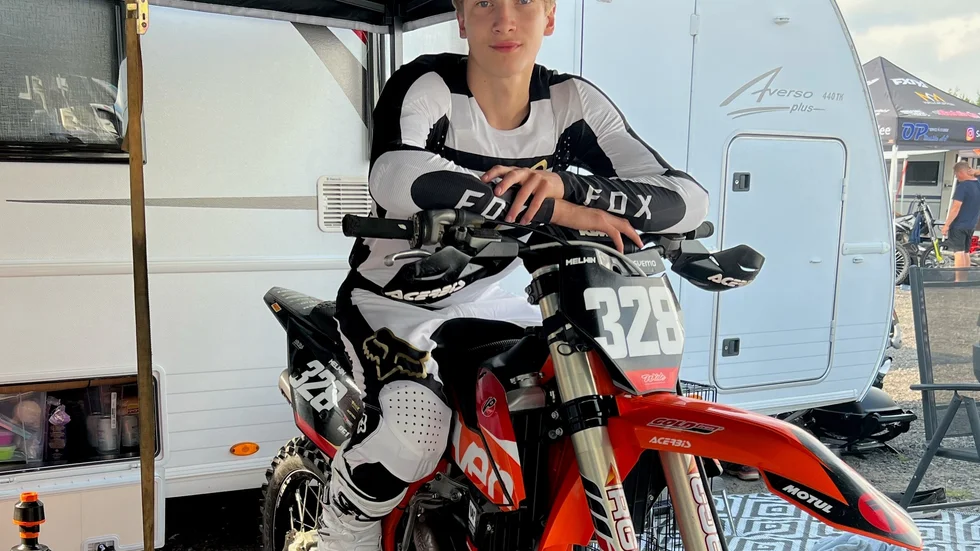 Melwin Kaikkonen, den 16-årige motocrossföraren från Haparanda SK, är årets Charlotte Kalla-stipendiat.