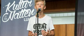 Tolvårig talang på tolvårig kulturfest