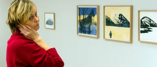 Serietecknare ställer ut målningar från norr