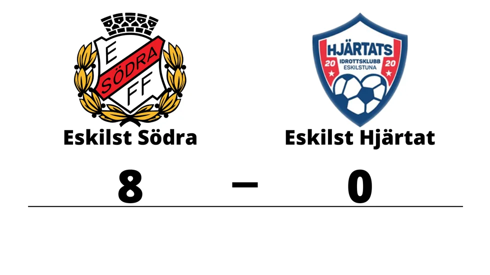Eskilstuna Södra FF vann mot Eskilstuna Hjärtats IK