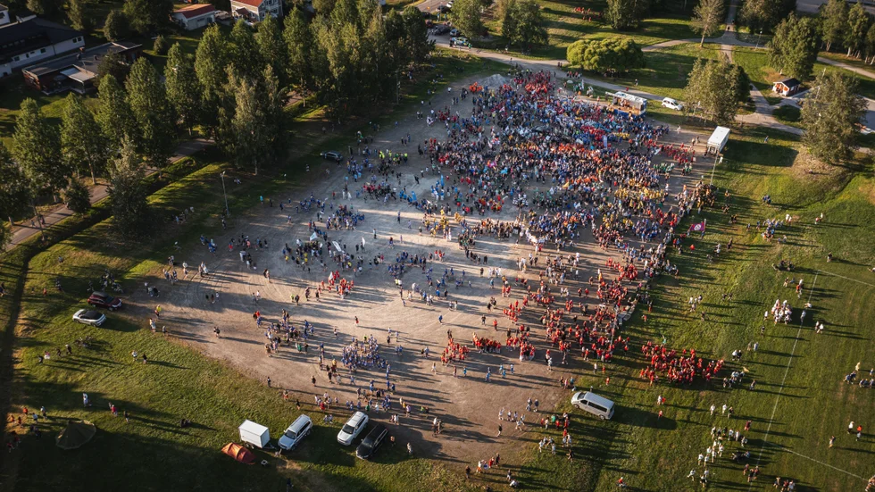 Paraden på Piteå Summer Games