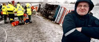 "Jag såg hur vinden fick tag i bussen"