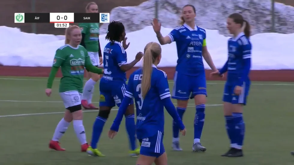 Storfors fick jubla över första målet redan efter knappt två minuter.